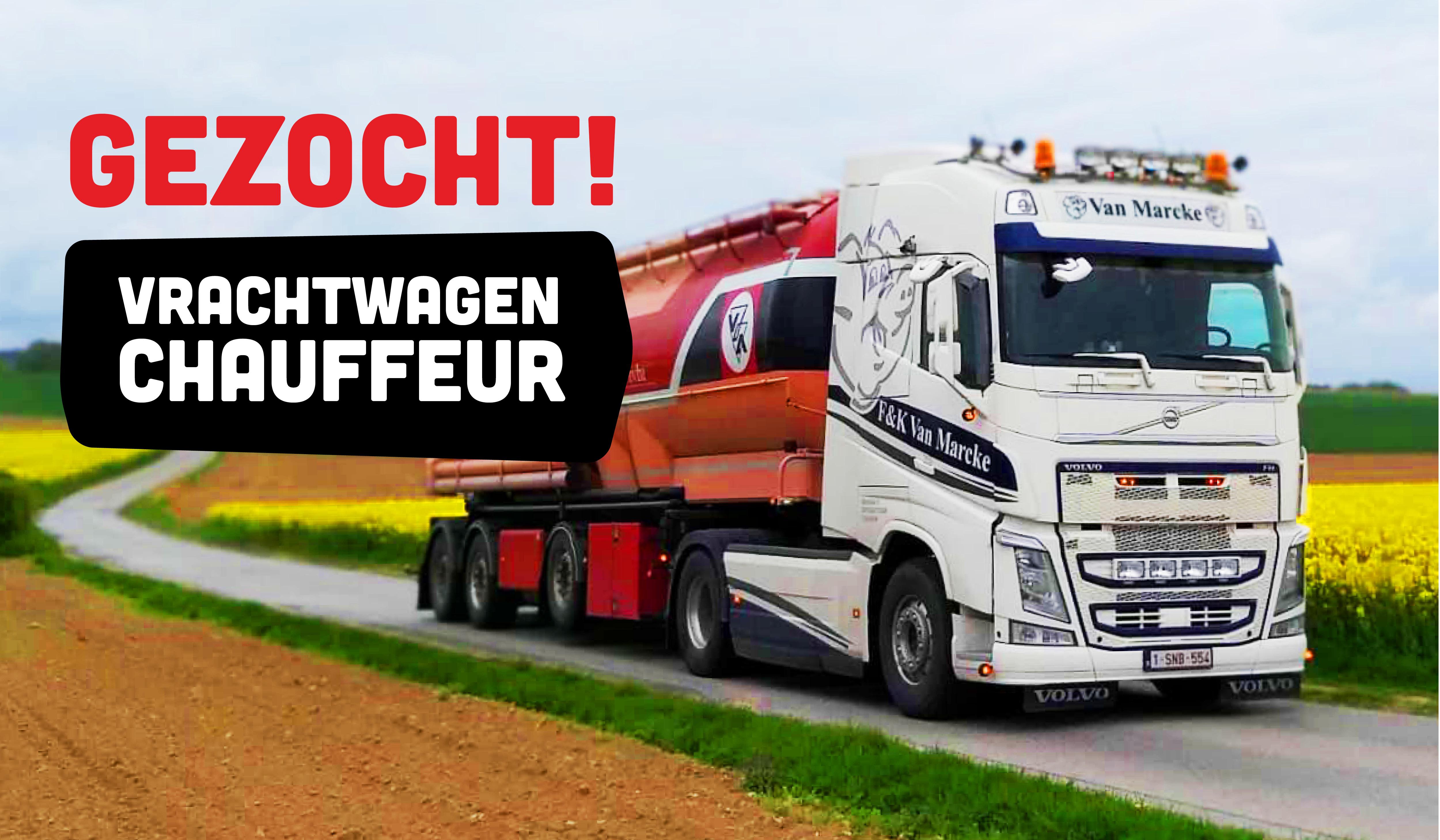 Vacature Vrachtwagenchauffeur Van Marcke F K